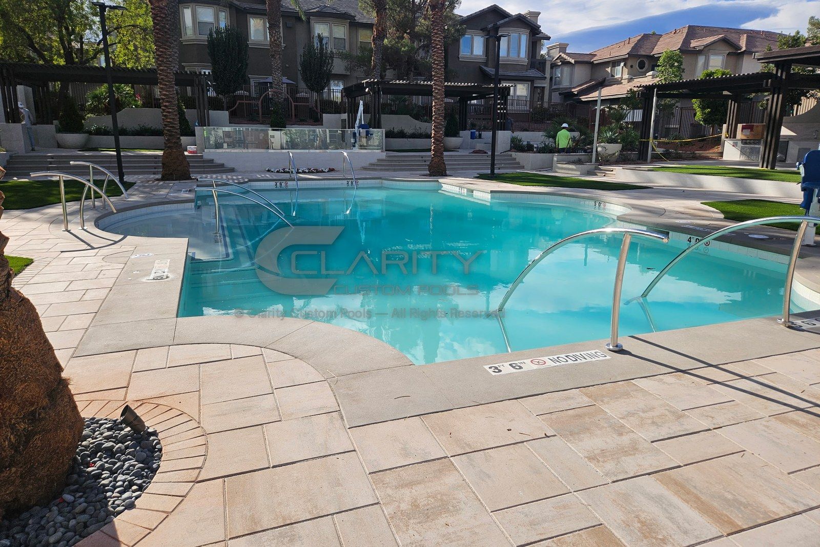 Pool built by Clarity in Southern Nevada