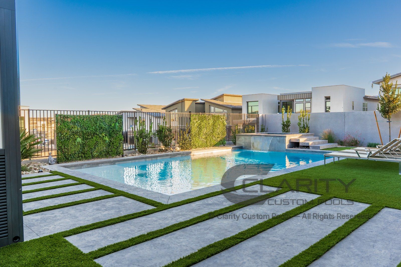 Pool built by Clarity