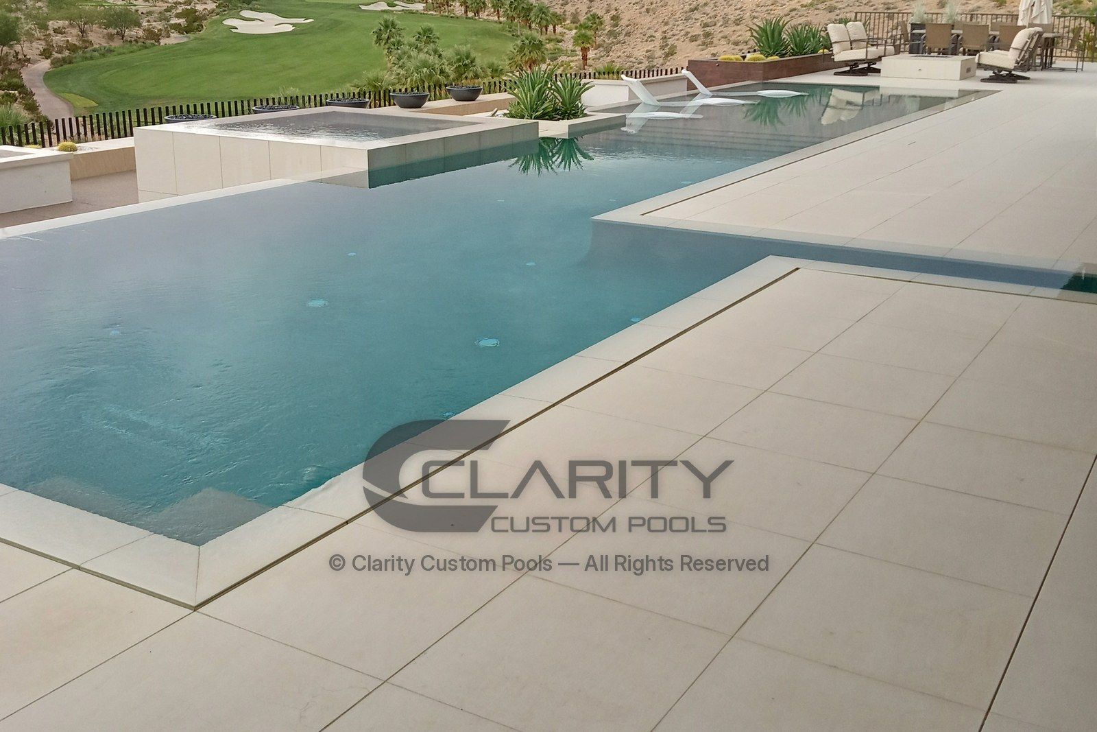 Pool built by Clarity in Southern Nevada