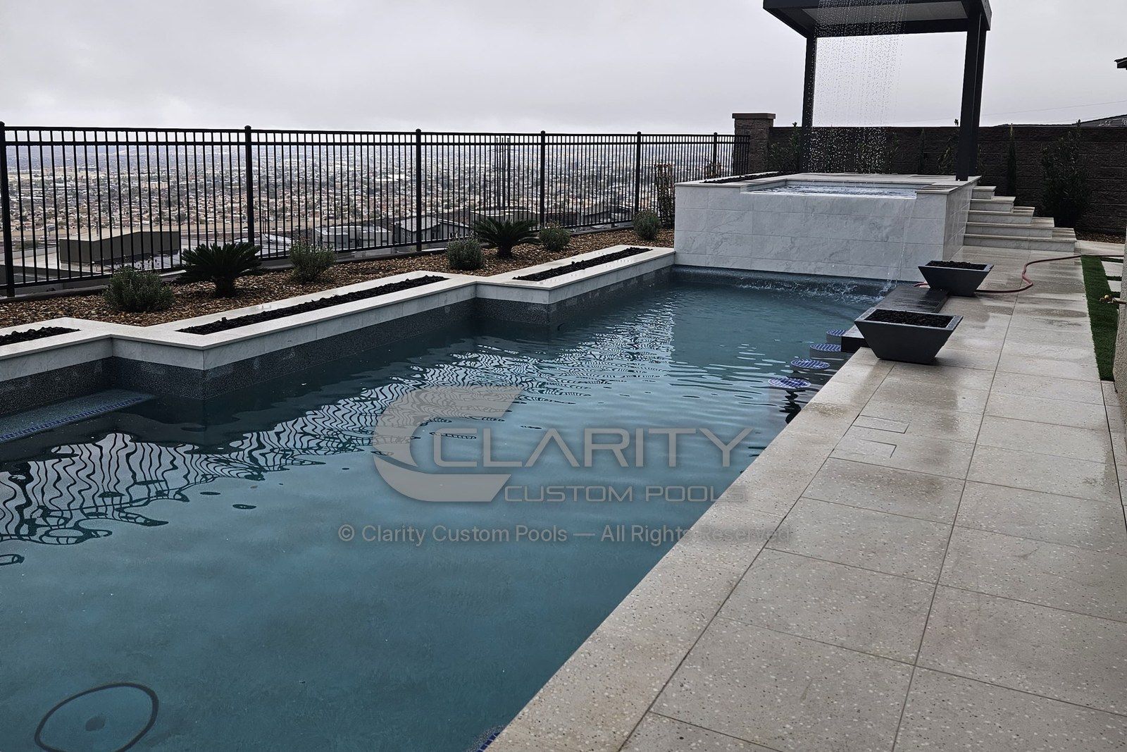 Pool built by Clarity in Southern Nevada