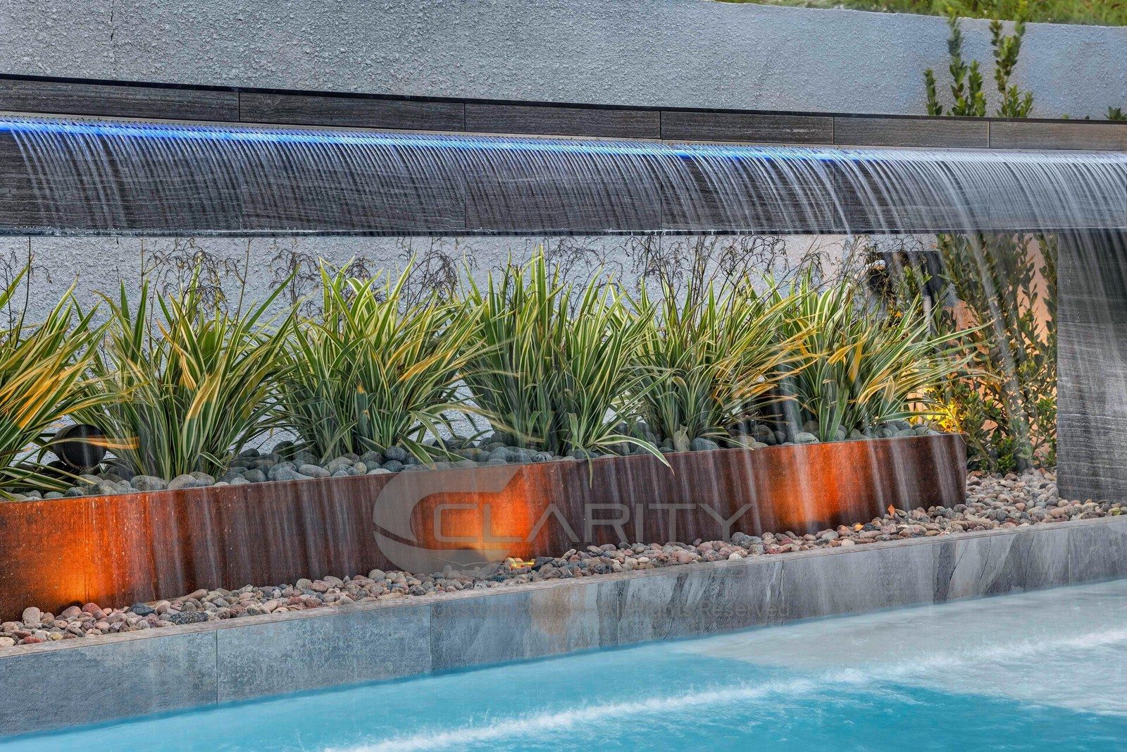 Pool built by Clarity in Southern Nevada