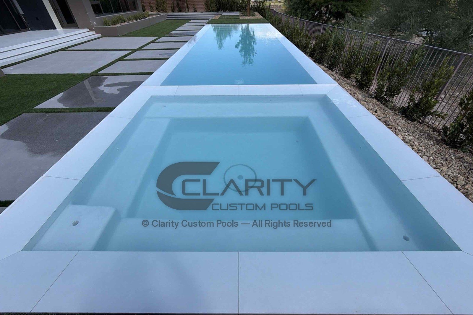 Pool built by Clarity in Southern Nevada