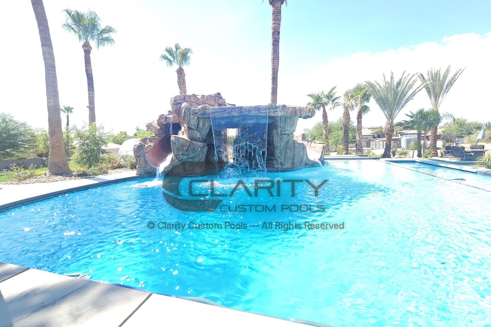 Pool built by Clarity in Southern Nevada
