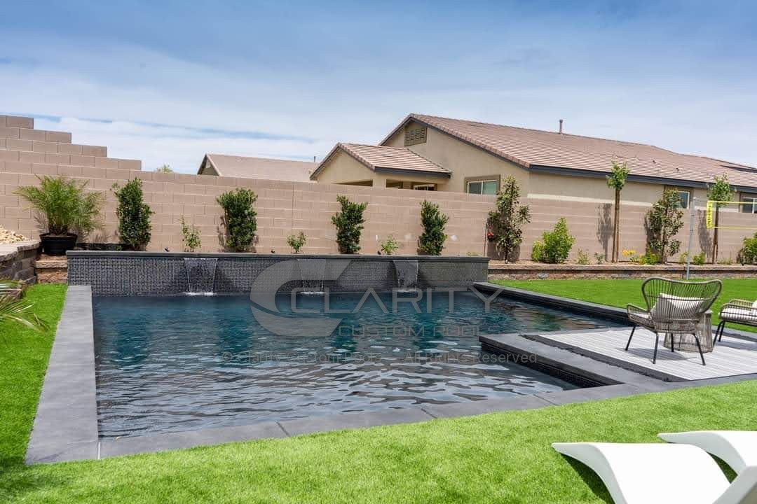 Pool built by Clarity in Southern Nevada