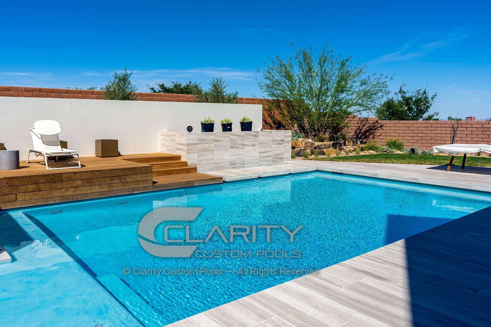 Pool built by Clarity in Southern Nevada