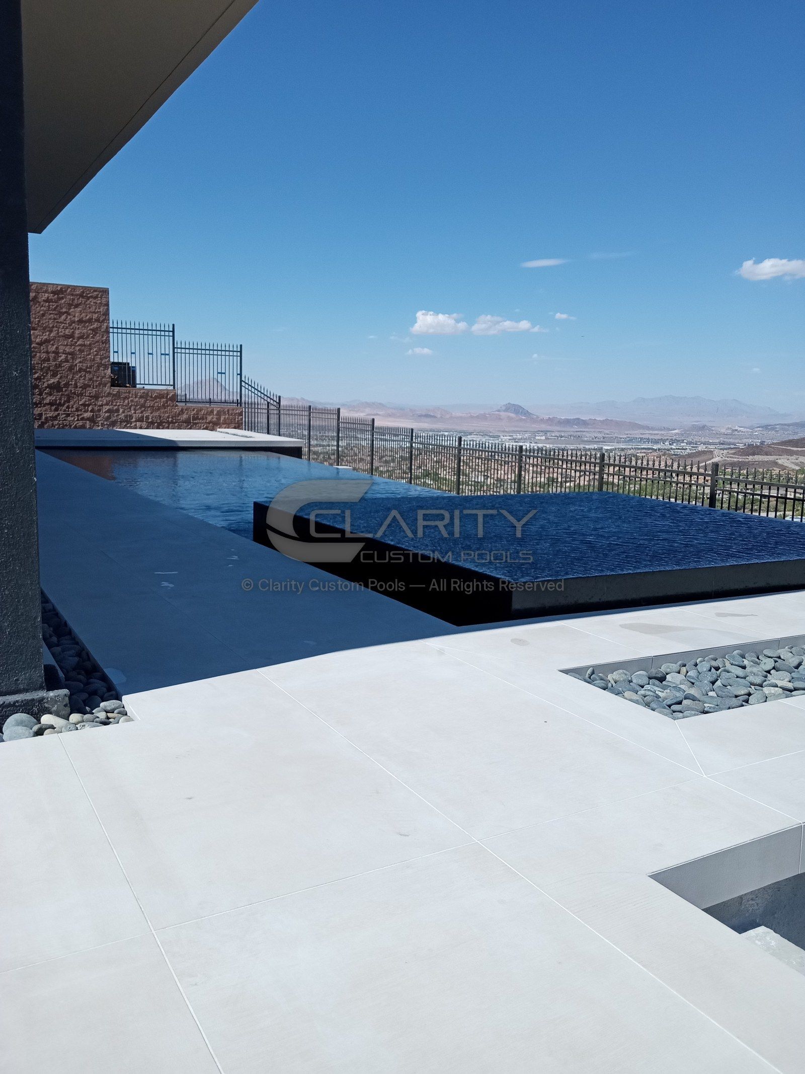 Pool built by Clarity in Southern Nevada