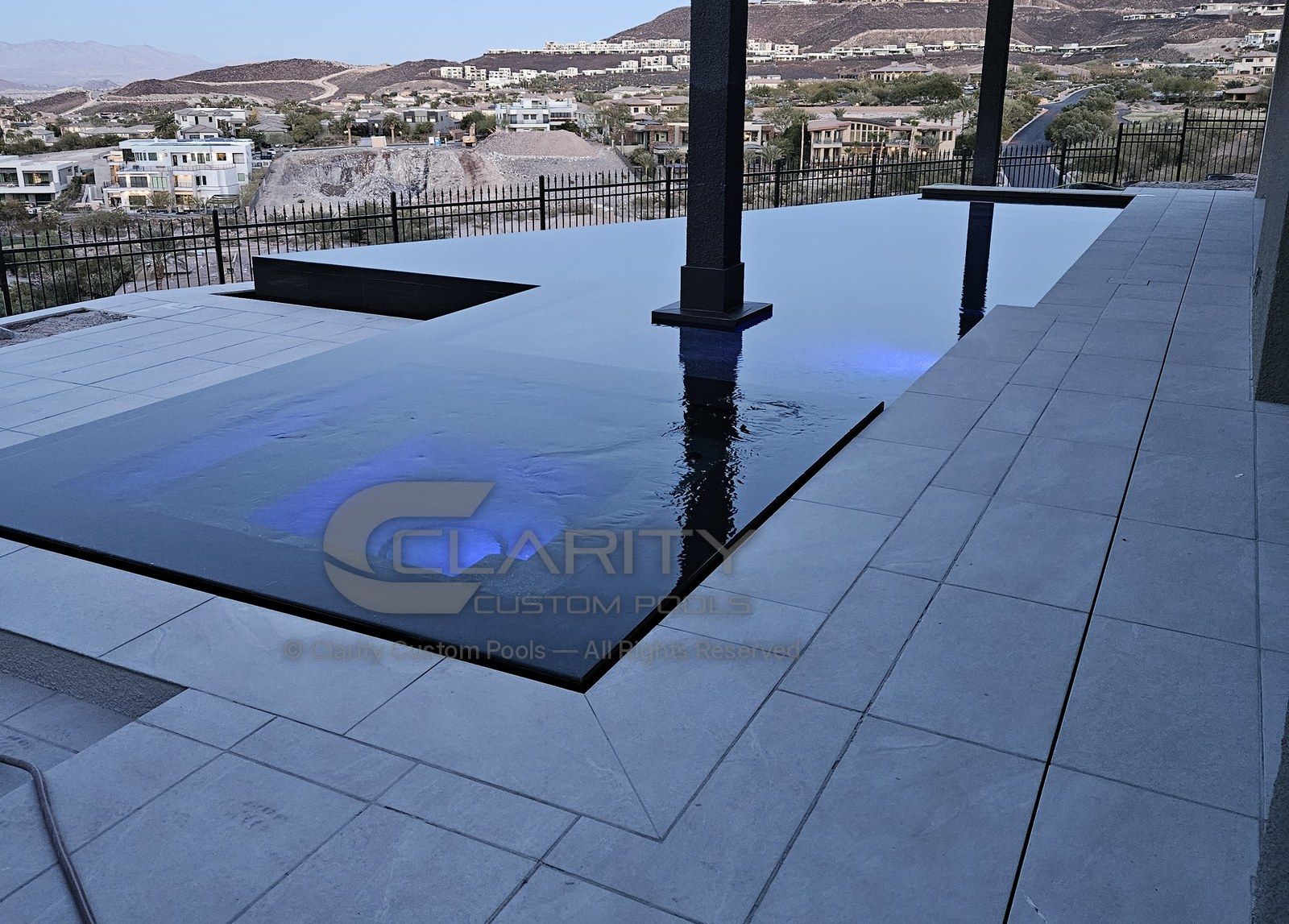 Pool built by Clarity in Southern Nevada