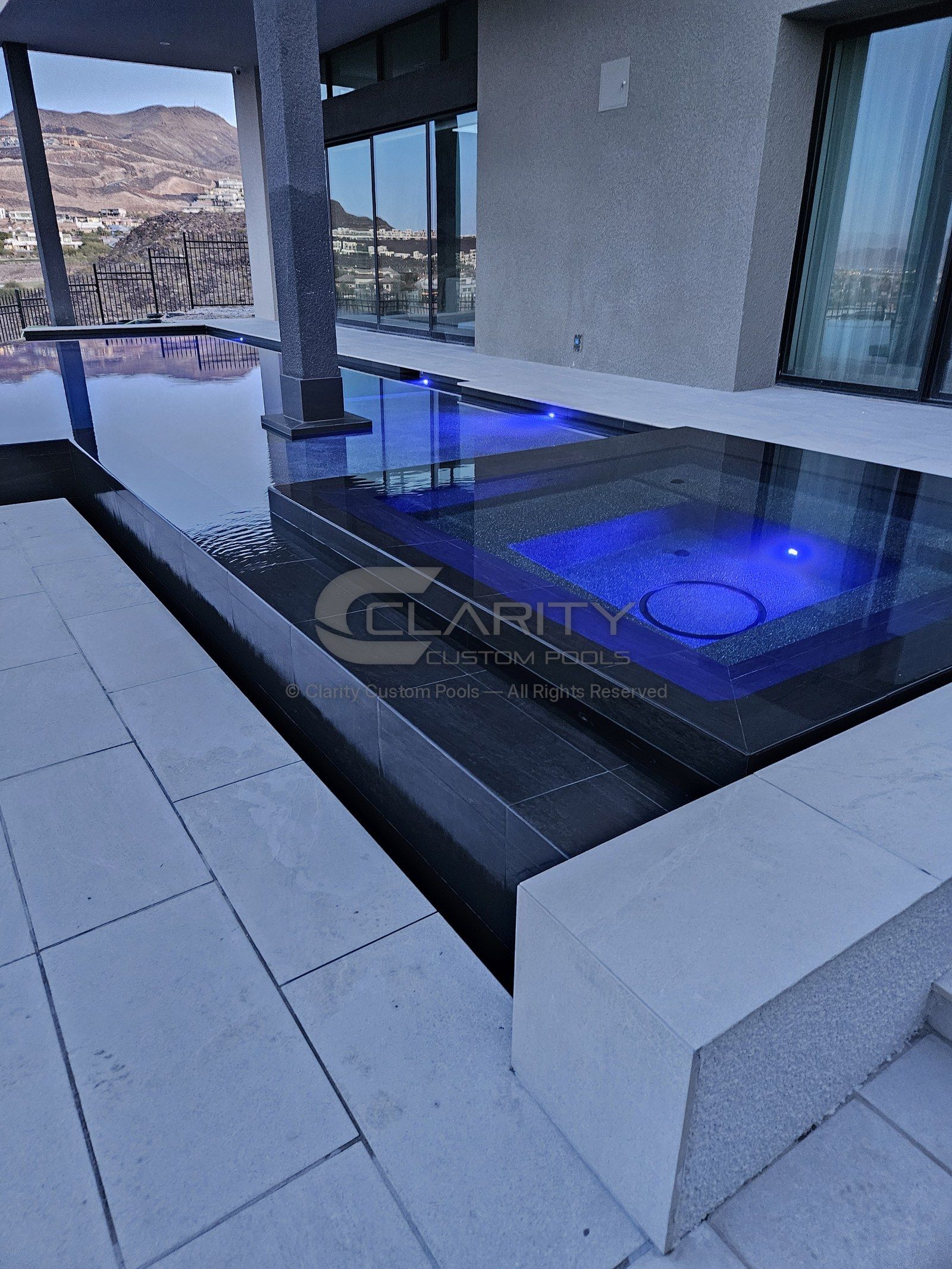 Pool built by Clarity in Southern Nevada