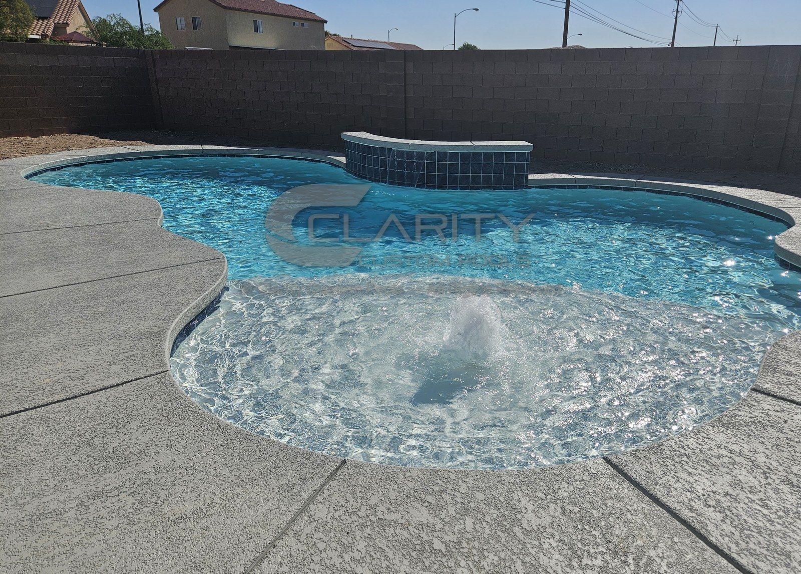 Pool built by Clarity in Southern Nevada